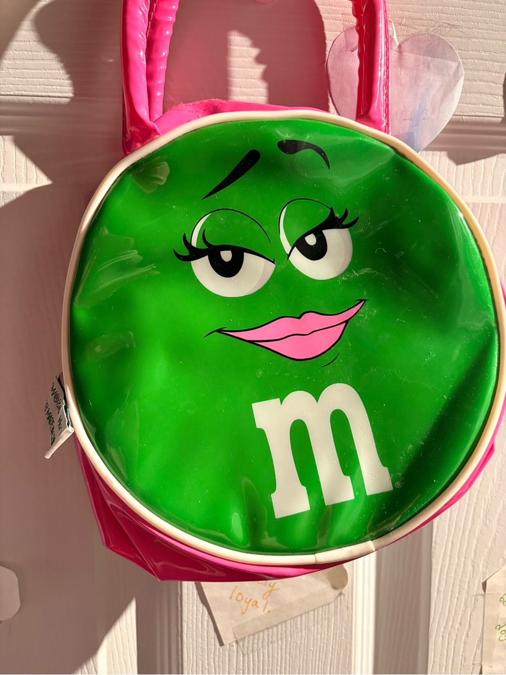 M&M Purse Bag Tote y2k Vintage Mars Miss Candy Green
